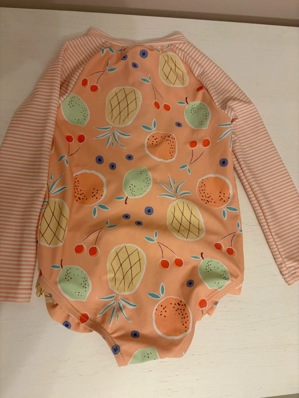 Carter’s Toddler Girl Swimsuit Size 18 month Orange Fruits